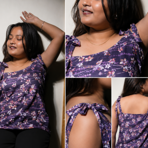 Violet Petals Top